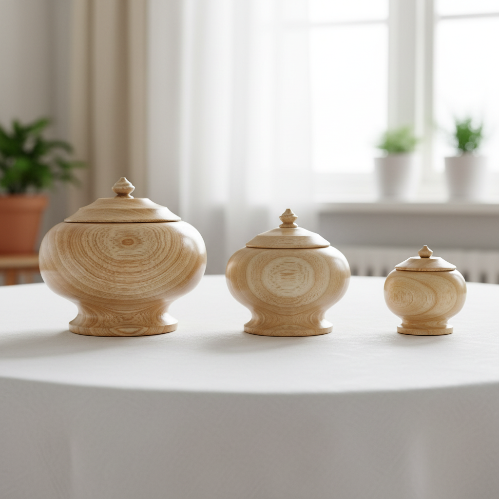 SET DE ARTESANIAS EN MADERA FINA